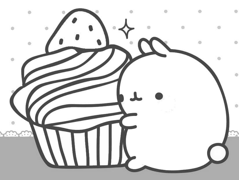 Molang and Cupcake