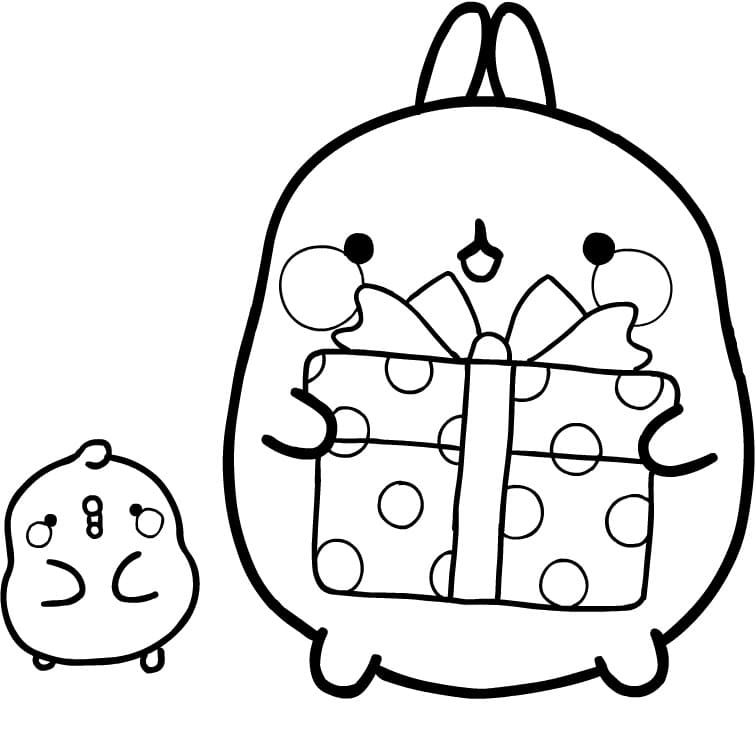 Molang and Gift
