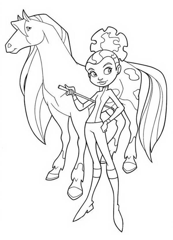 Molly and Calypso from Horseland Coloring Game Molly and Calypso from Horseland