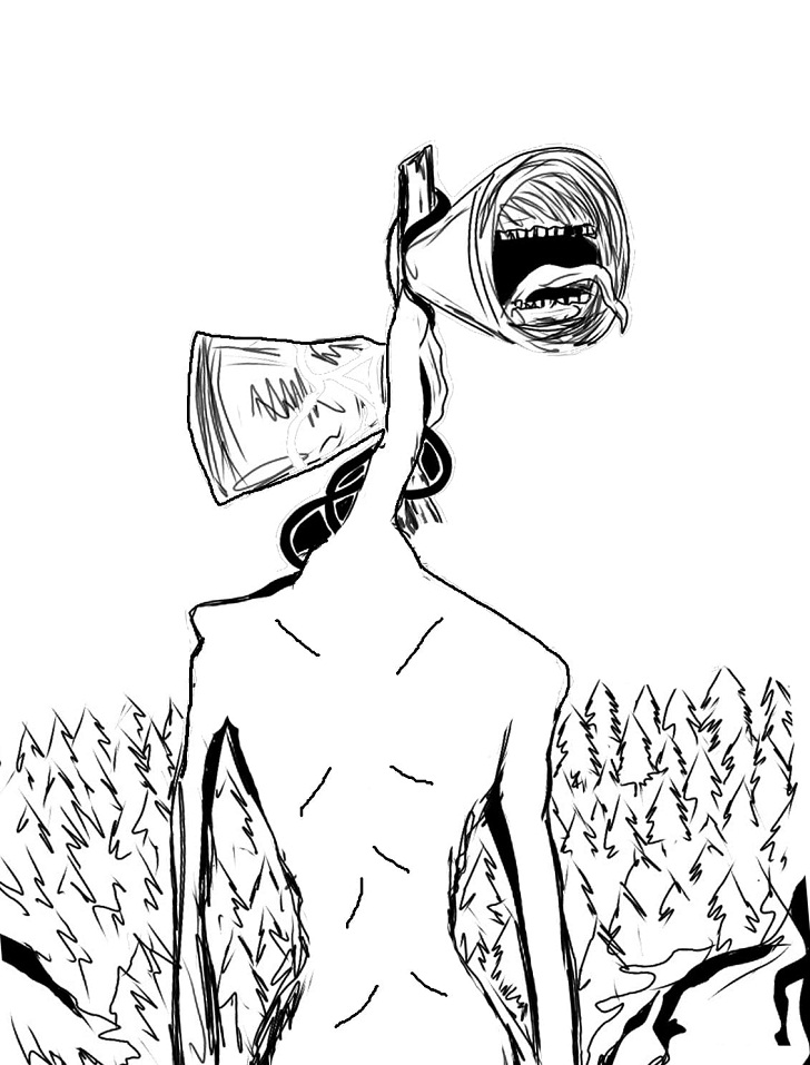 Monster Siren Head Coloring Game Monster Siren Head