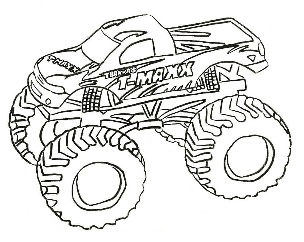 Monster Truck 1 Coloring Game Monster Truck 1