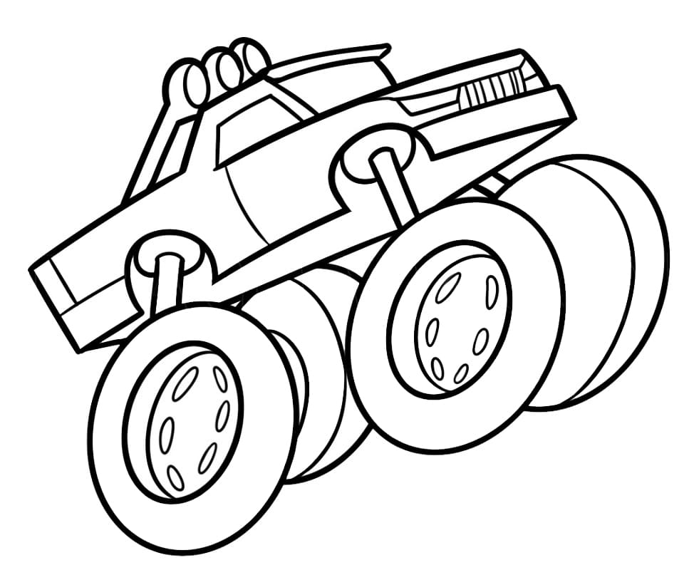 Monster Truck 13 Coloring Game Monster Truck 13