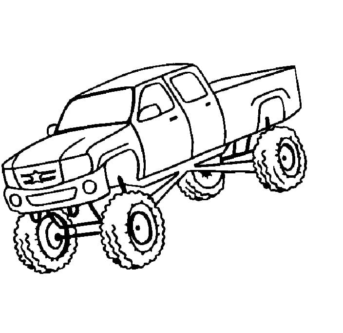 Monster Truck 5 Coloring Game Monster Truck 5