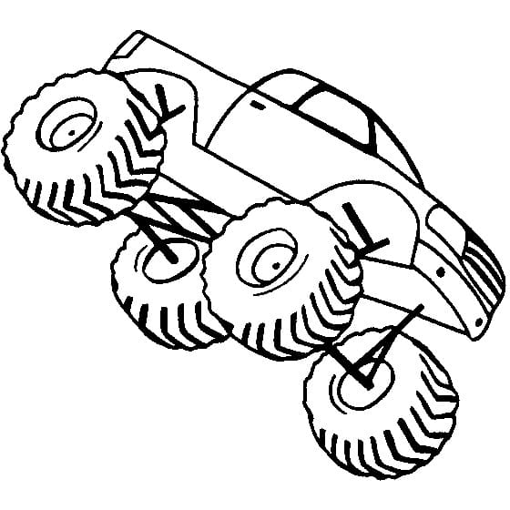 Monster Truck 7 Coloring Game Monster Truck 7
