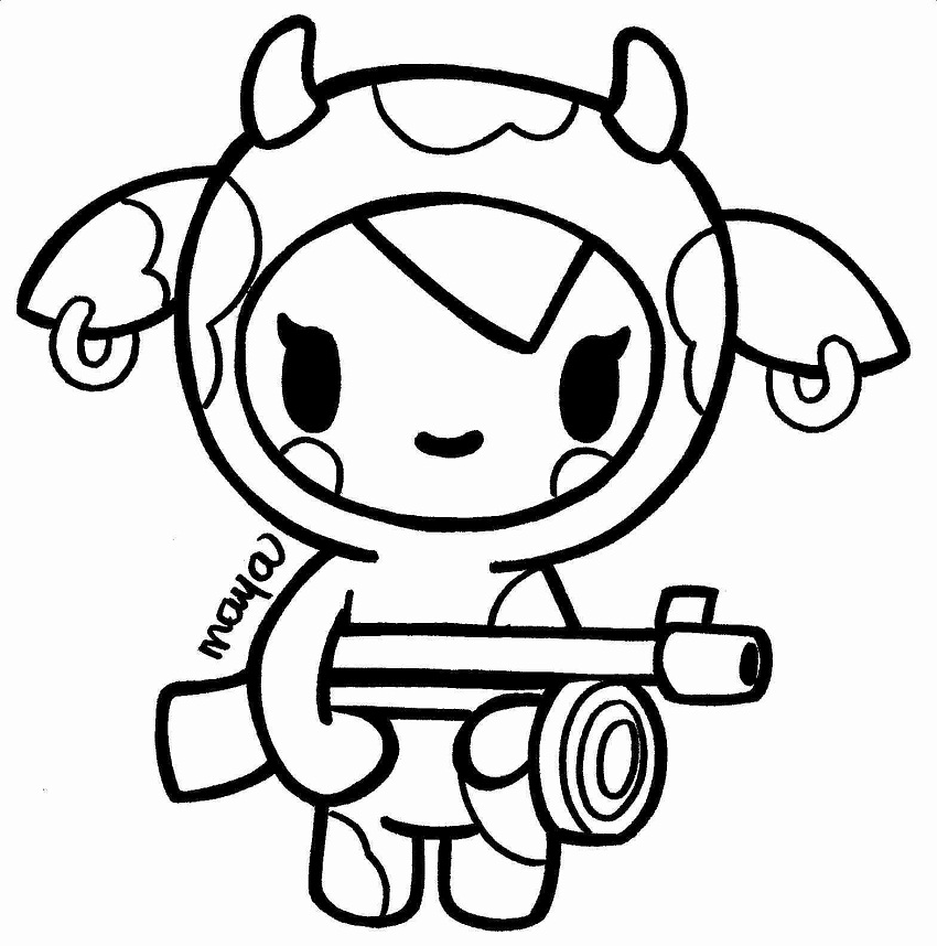 Moofia Tokidoki Coloring Game Moofia Tokidoki