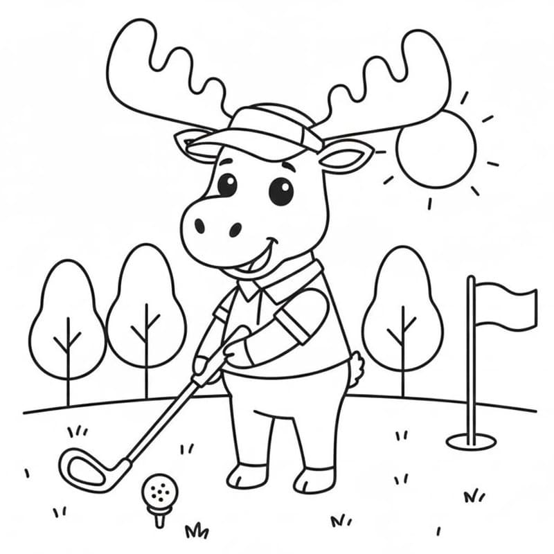 Moose Free Printable
