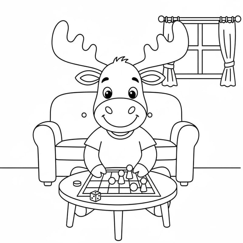 Moose Printable