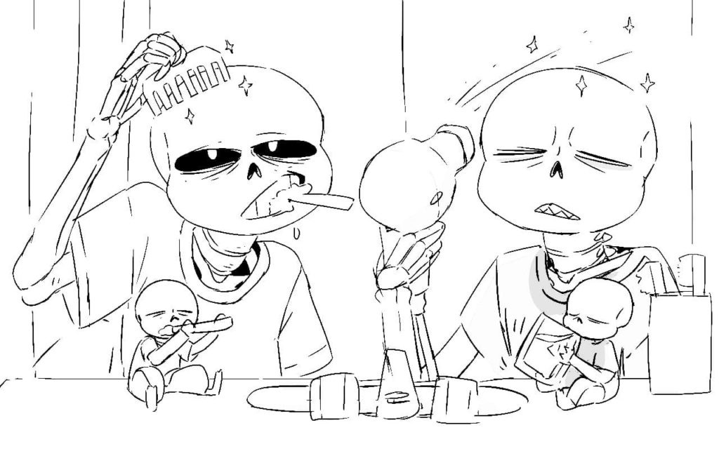 Morning Sans Coloring Game Morning Sans