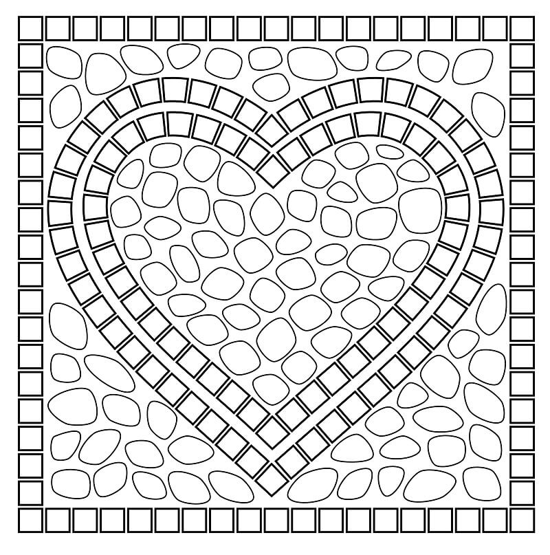 Mosaic Heart