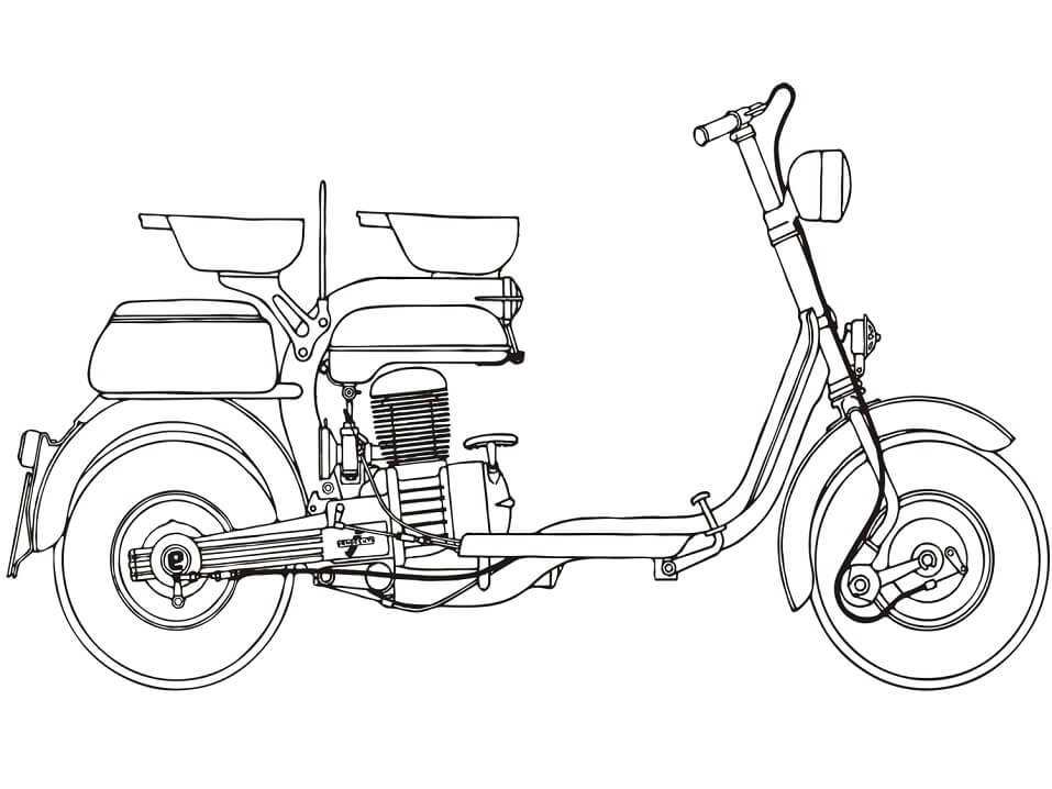 Motor Scooter Lambretta 125E