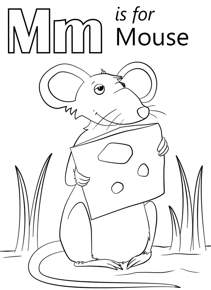 Mouse Letter M