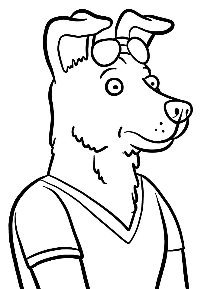 Mr. Peanutbutter from BoJack Horseman 1