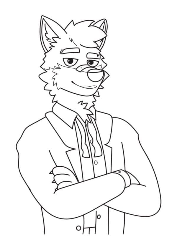 Mr. Wolf in The Bad Guys