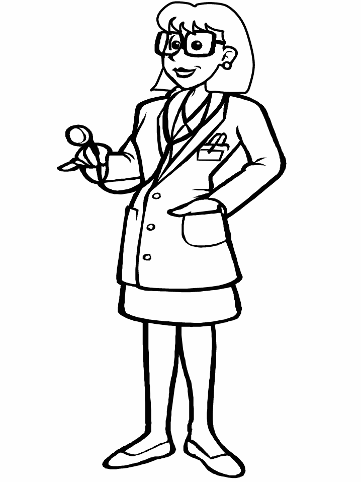 Mrs Doctor Coloring Game Mrs Doctor