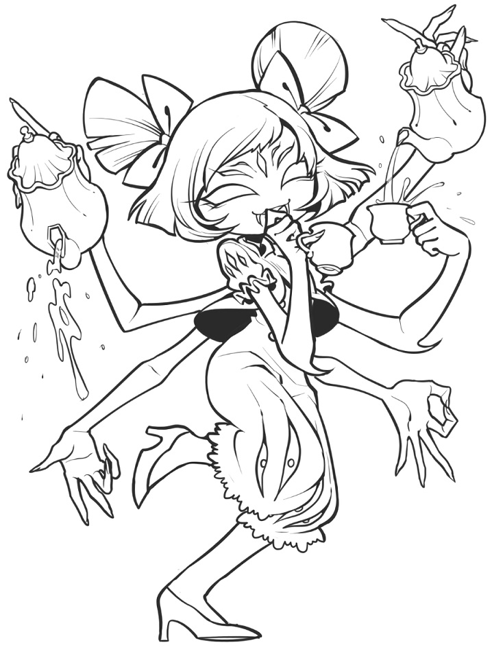 Muffet Coloring Game Muffet