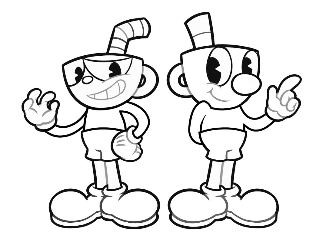 Mugman and Cuphead