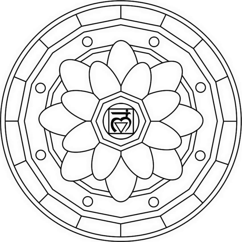 Muladhara Symbol Mandala