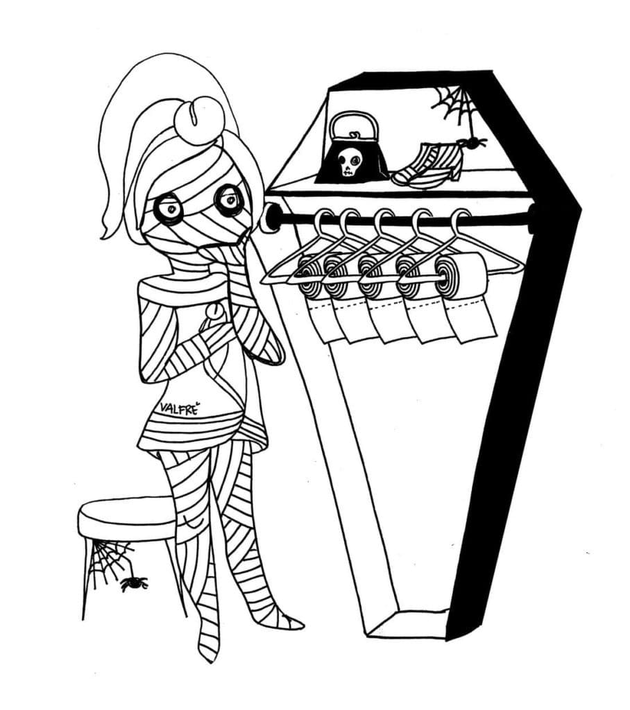 Mummy Girl Aesthetic Coloring Game Mummy Girl Aesthetic