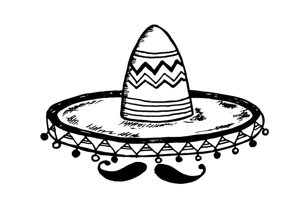 Mustache and Sombrero