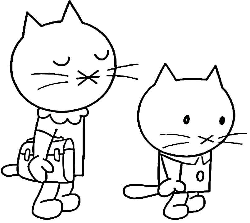 Musti and Mommy Coloring Game Musti and Mommy