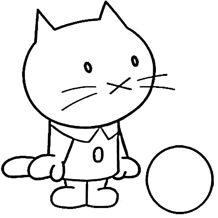 Musti and Wool Ball Coloring Game Musti and Wool Ball