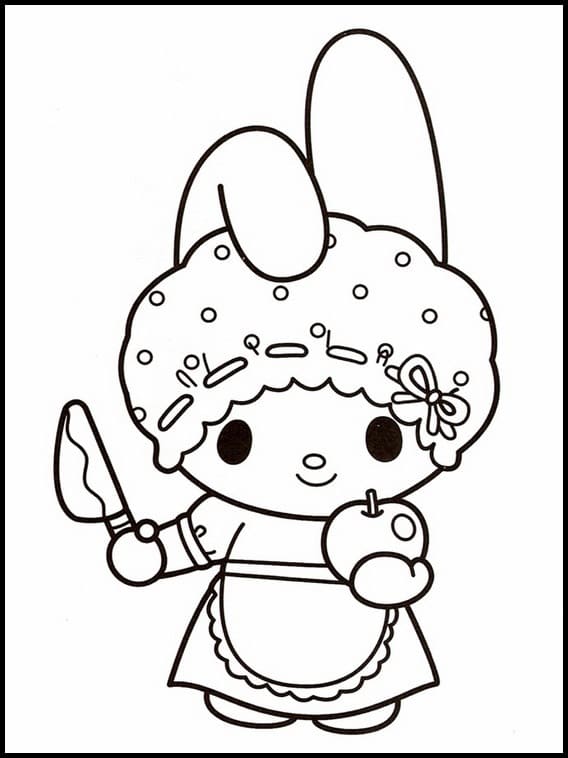 My Melody Mama Coloring Game My Melody Mama