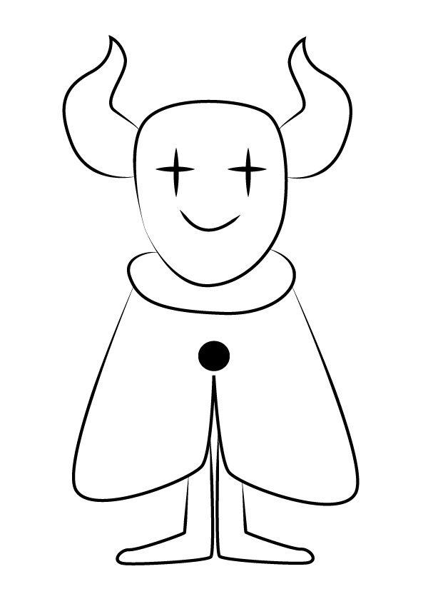 Nacarat Jester Undertale Coloring Game Nacarat Jester Undertale