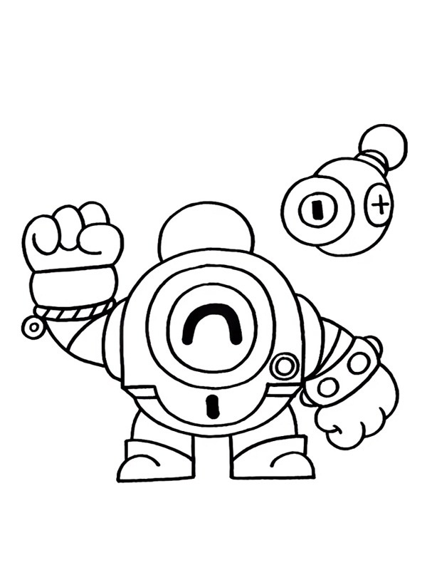 Nani Brawl Stars 1 Coloring Game Nani Brawl Stars 1