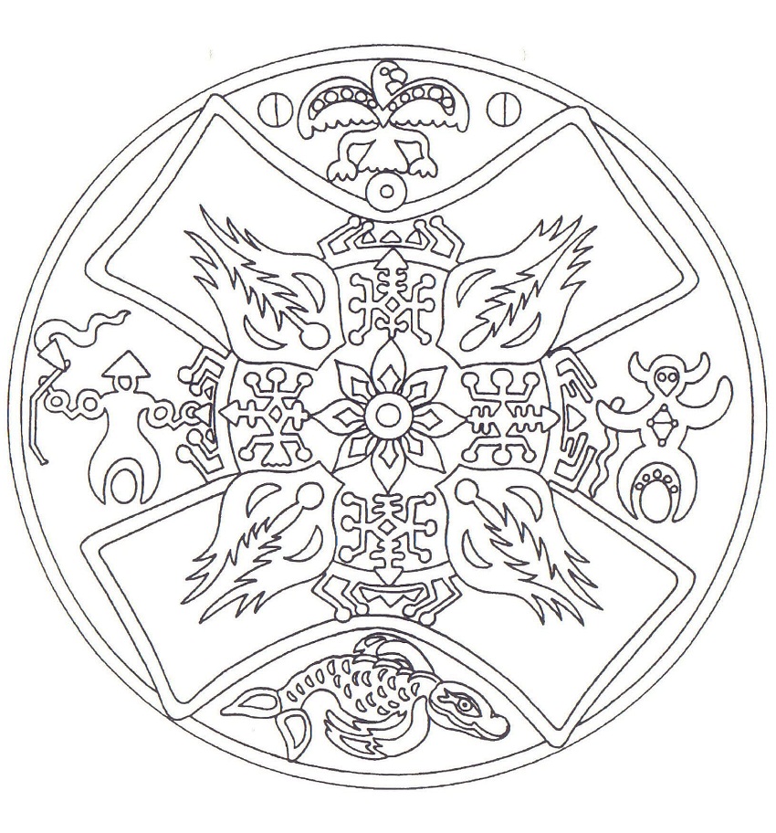Native American Mandala 1