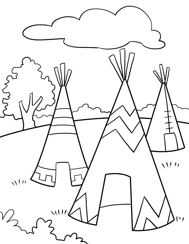 Native Americans Teepee