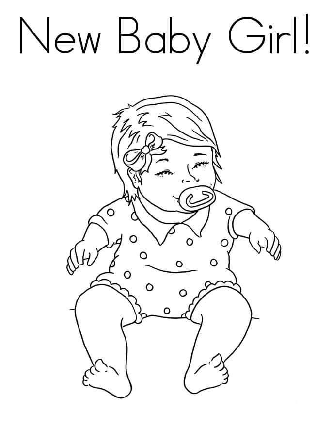 New Baby Girl Coloring Game New Baby Girl