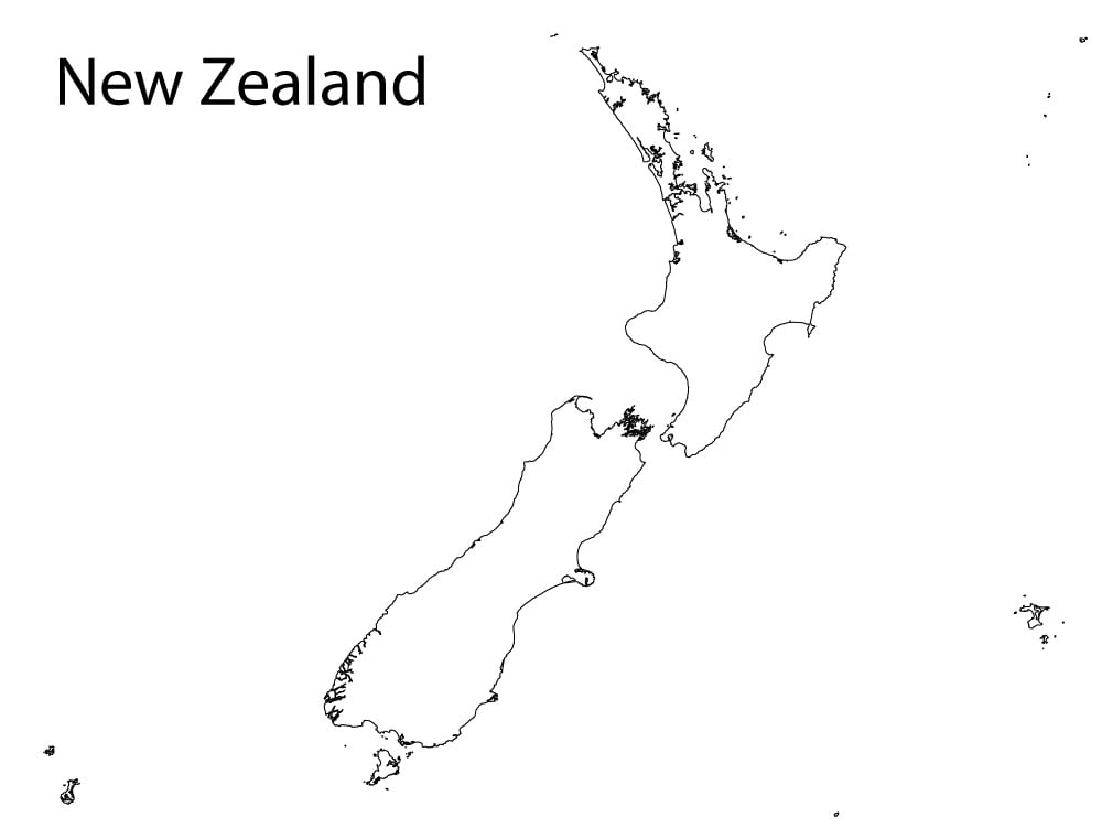 New Zealand Map