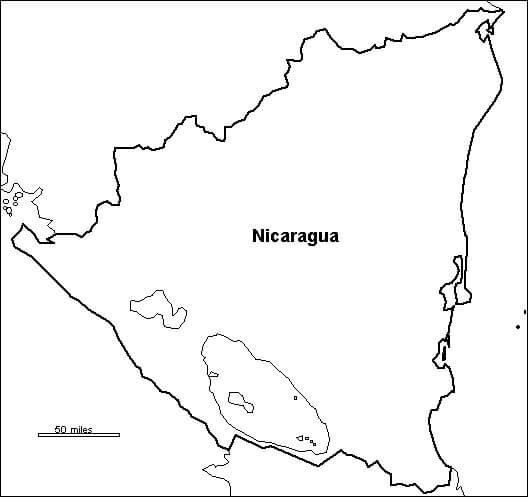 Nicaragua Map
