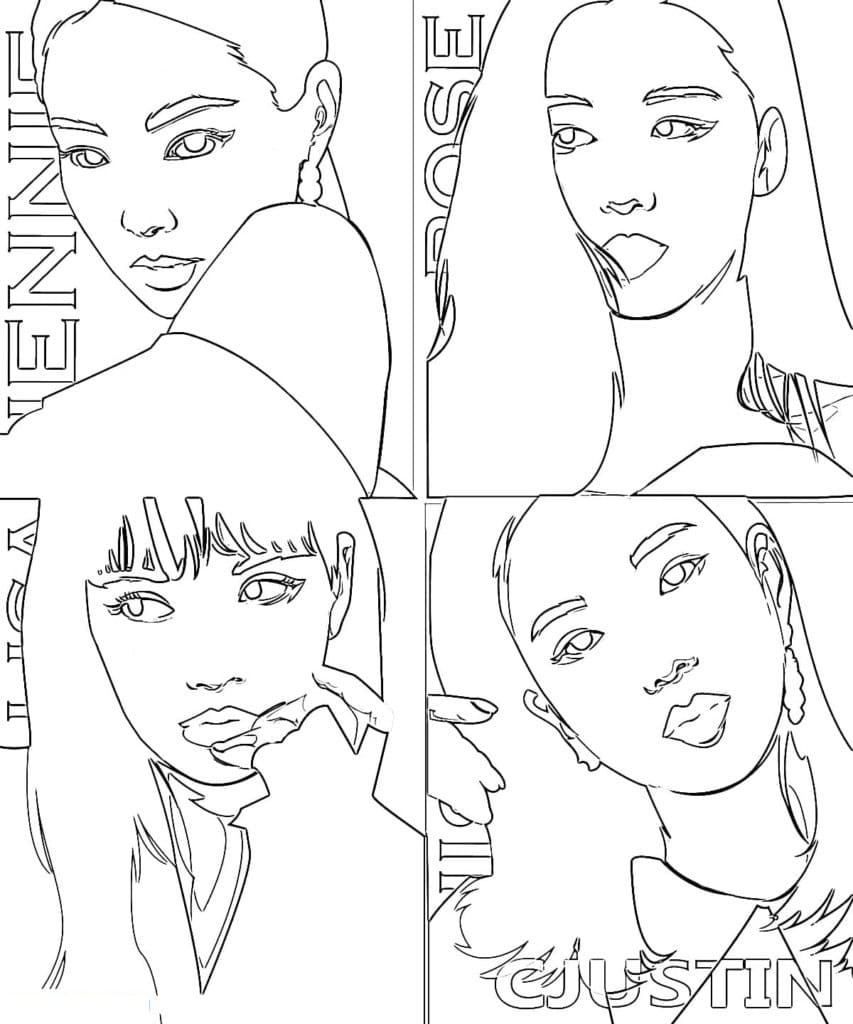 Nice Blackpink Coloring Game Nice Blackpink