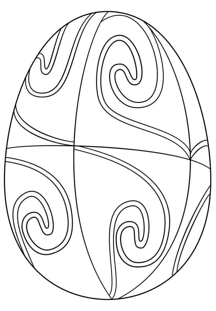 Nice Easter Egg 1 Coloring Game Nice Easter Egg 1