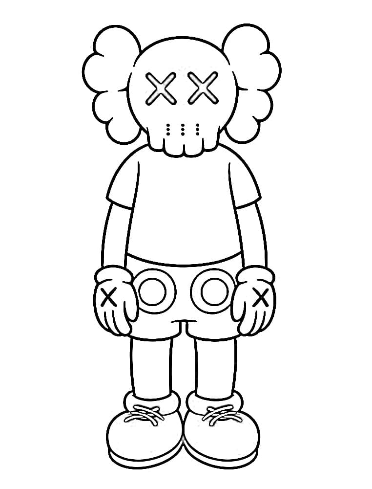 Nice Kaws Coloring Game Nice Kaws