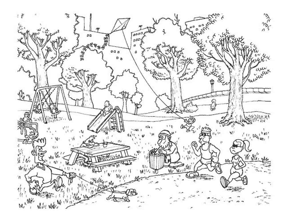 Nice Park Coloring Game Nice Park