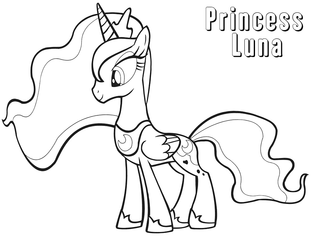 Nice Princess Luna Coloring Game Nice Princess Luna