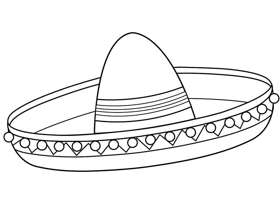 Sombrero 4 Coloring - Play Free Coloring Game Online