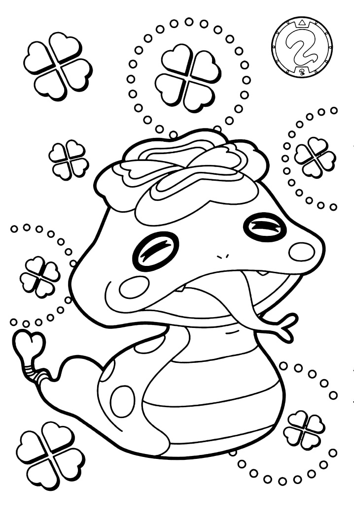 Noko Yo kai Watch Coloring Game Noko Yo kai Watch