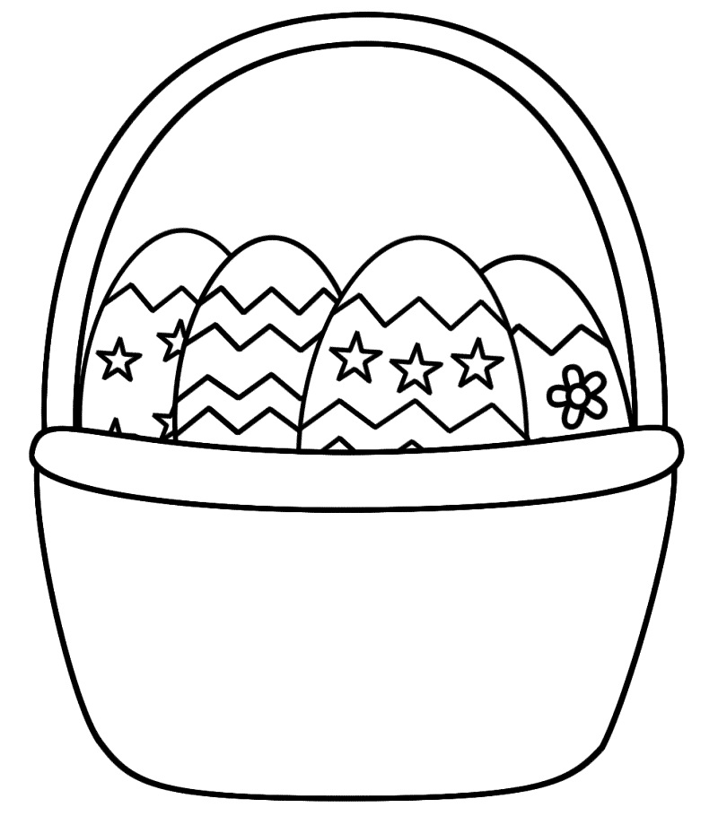 Normal Easter Basket Coloring Game Normal Easter Basket