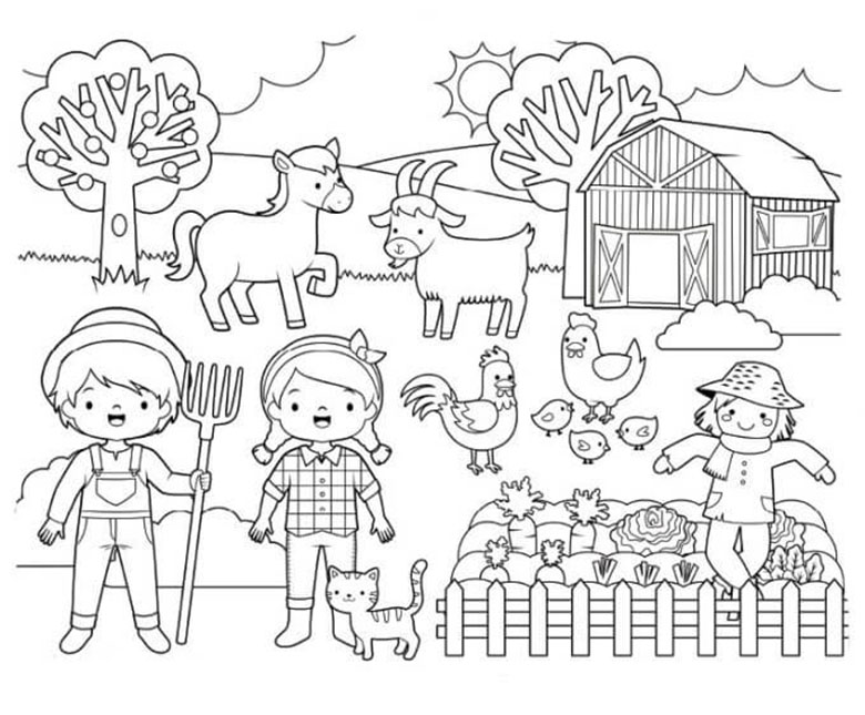 Normal Farm Coloring Game Normal Farm