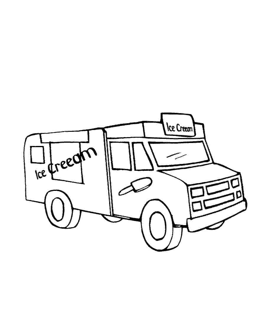 Normal Ice Cream Truck Coloring Game Normal Ice Cream Truck