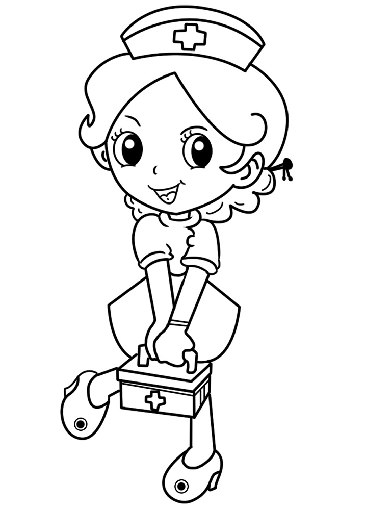 Nurse 6 Coloring Game Nurse 6