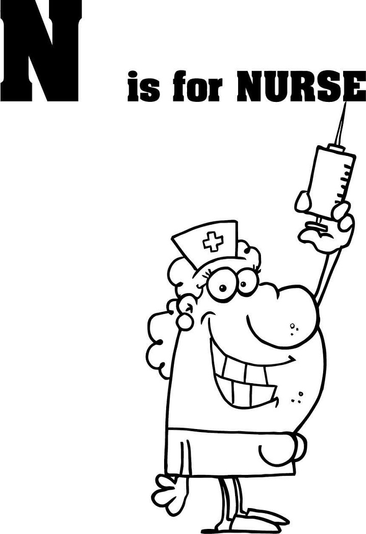 Nurse Letter N 1