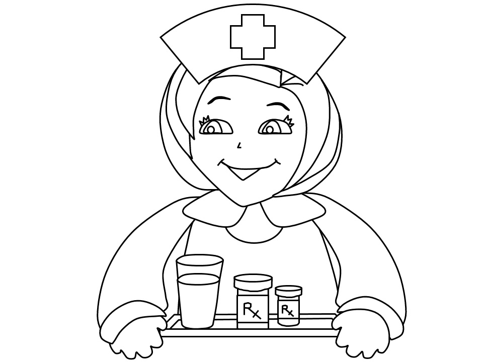 Nurse is Smiling Coloring Game Nurse is Smiling