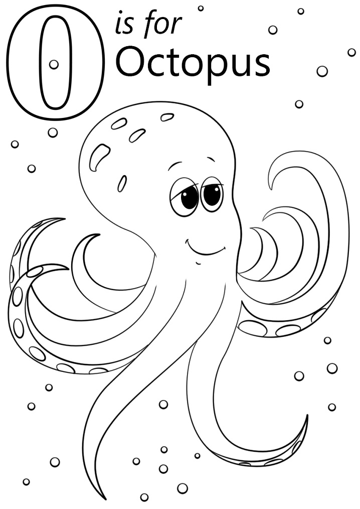 Octopus Letter O