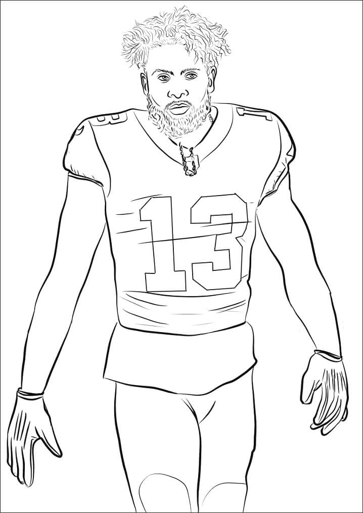 Odell Beckham Jr. Football Player