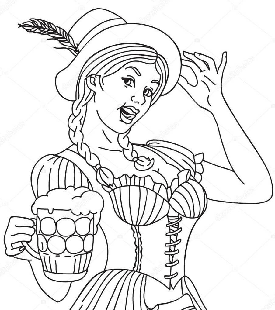 Oktoberfest German Girl