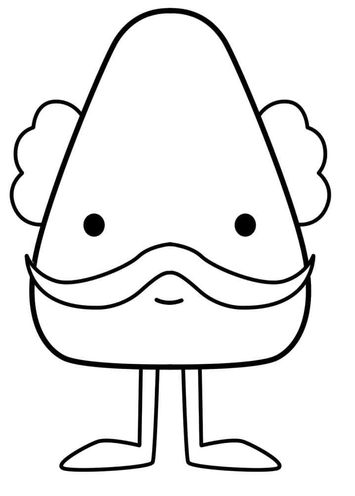 Old Candy Corn Coloring Game Old Candy Corn